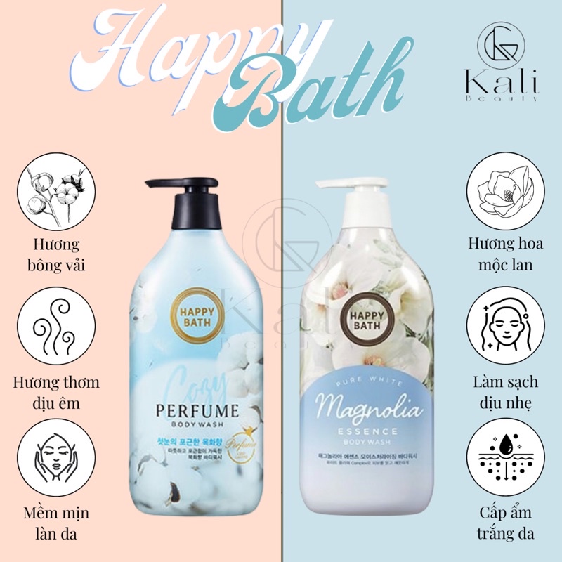 SỮA TẮM HAPPY BATH HÀN QUỐC 900ML-Dòng sữa tắm được ưa chuộng số 1 HÀN QUỐC