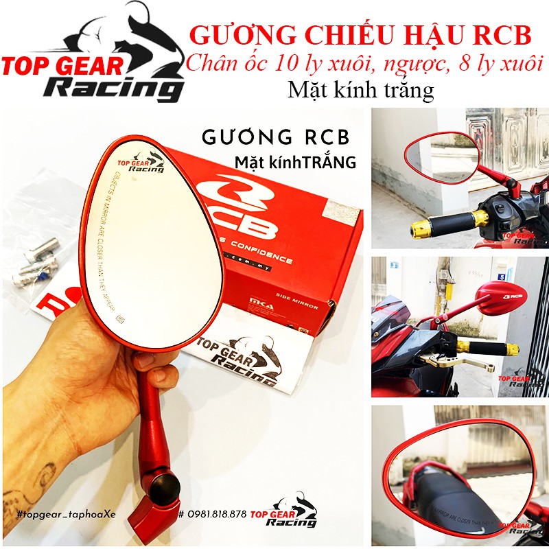 GƯƠNG HÂU RCB - GƯƠNG KIỂNG RCB - GIÁ 1 CHIẾC &lt;TOPGEAR&gt;