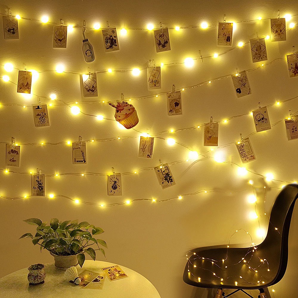 Dây Đèn Led Đom Đóm Trang Trí Nhà Hàng, Quán Cà Phê, Giáng Sinh, Tết