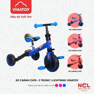 XE 3 BÁNH CHÒI 3 TRONG 1 LIGHTNING VINATOY
