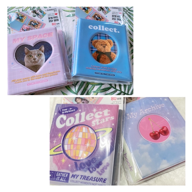 COLLECT BOOK ĐỰNG ẢNH 2 NGĂN DAISO HÀN QUỐC