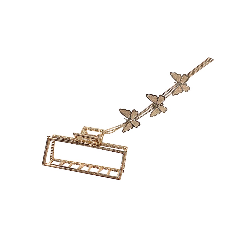 Kẹp Tóc Hình Bướm Bằng Hợp Kim Phong Cách Hàn Quốc Cổ Điển Cho Nữ