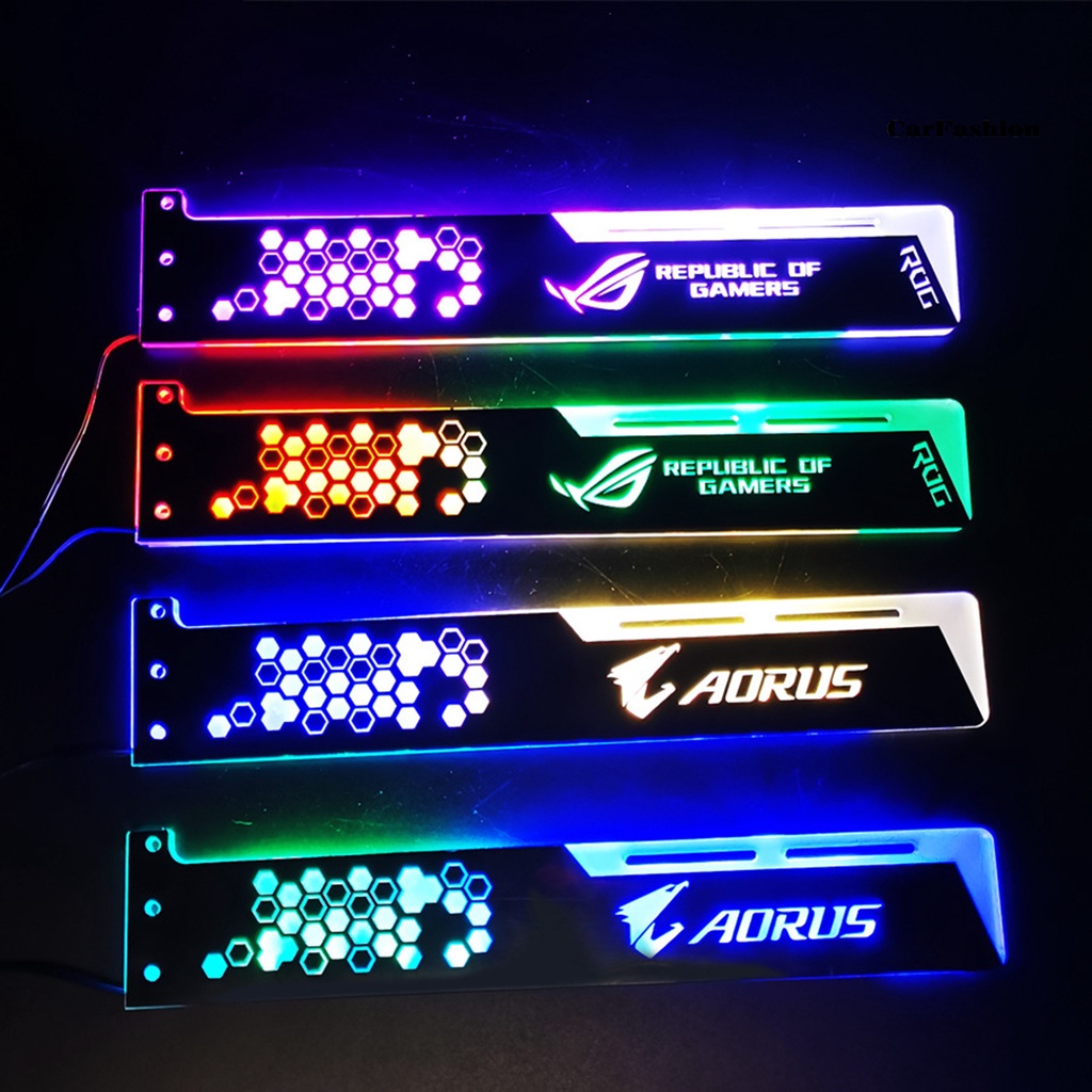 BKP* Graphics Card Bracket Luminous Strong Structure RGB 12-color LED GPU Support for Computer | BigBuy360 - bigbuy360.vn
