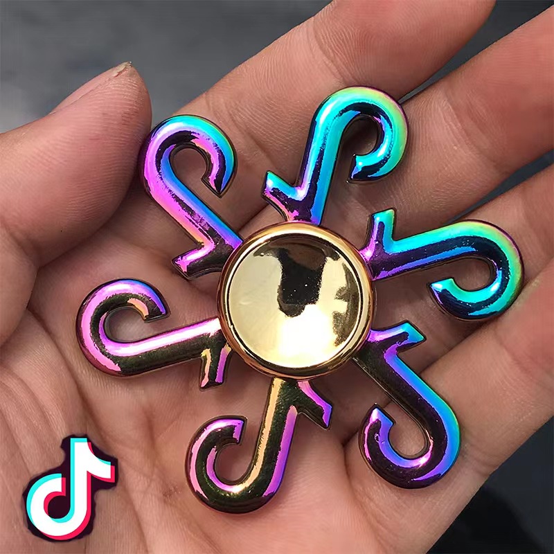 (MớI) Con Quay Đồ Chơi Fidget Spinner BằNg HợP Kim KẽM, GiúP GiảM stress