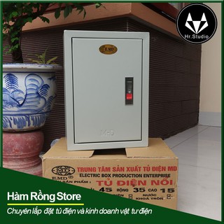 Vỏ tủ điện nổi EMD 45x35x15 sơn tĩnh điện trong công nghiệp