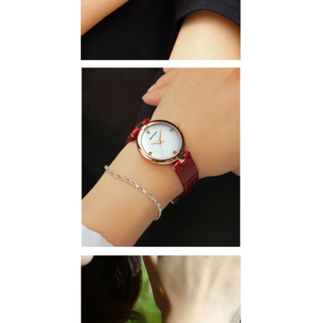 Đồng hồ nữ SANDA JAPAN 773 dây da cao cấp