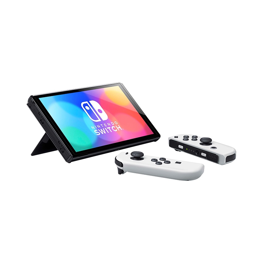 Đồ chơi máy chơi game cầm tay online gaming chơi game giá rẻ điện tử cao cấp hiện đại loại Nintendo Switch OLED White (T