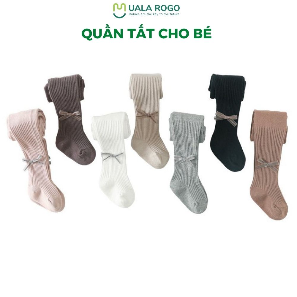 Quần tất cho bé Ualarogo 1-6 tuổi Len tăm giữ nhiệt co giãn thoải mái dễ phối đồ đông 1108