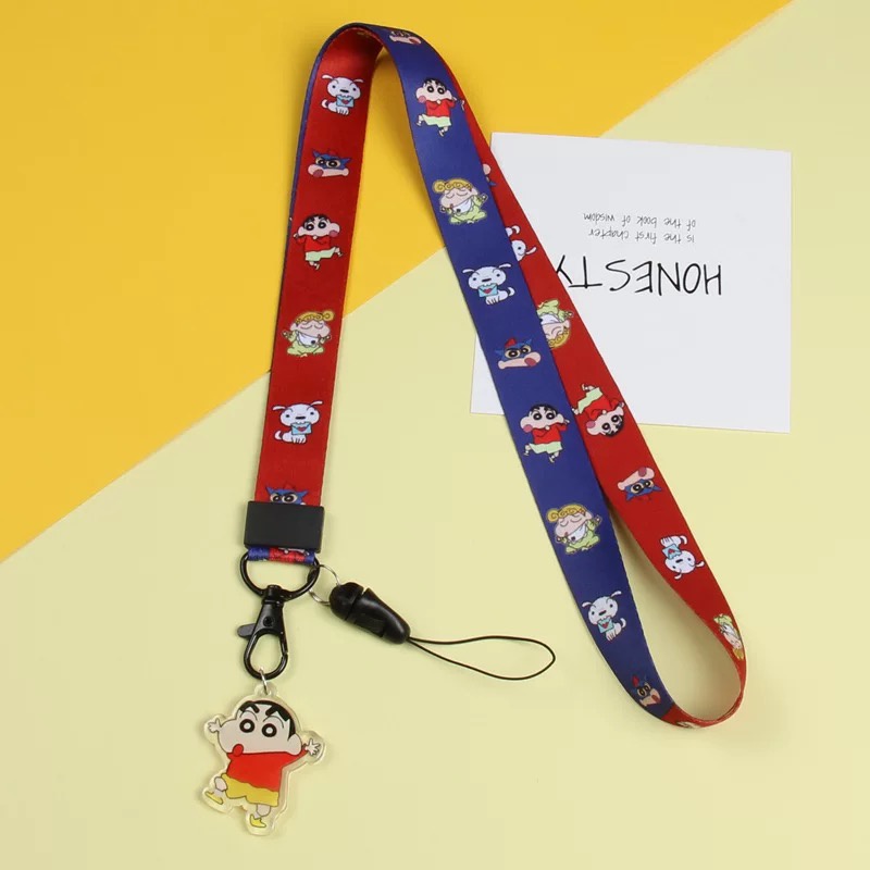 Dây Đeo Điện Thoại/Thẻ ID Họa Tiết Hoạt Hình Dễ Thương Cho Học Sinh
