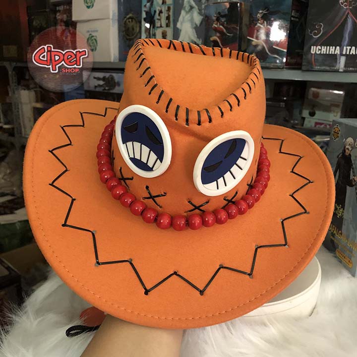Mũ cosplay Ace - Nón cosplay Ace - Cosplay One Piece - nón ace - mũ ace