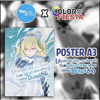 Poster cofi liệu có sai lầm khi tìm kiếm cuộc gặp gỡ định mệnh trong dungeon