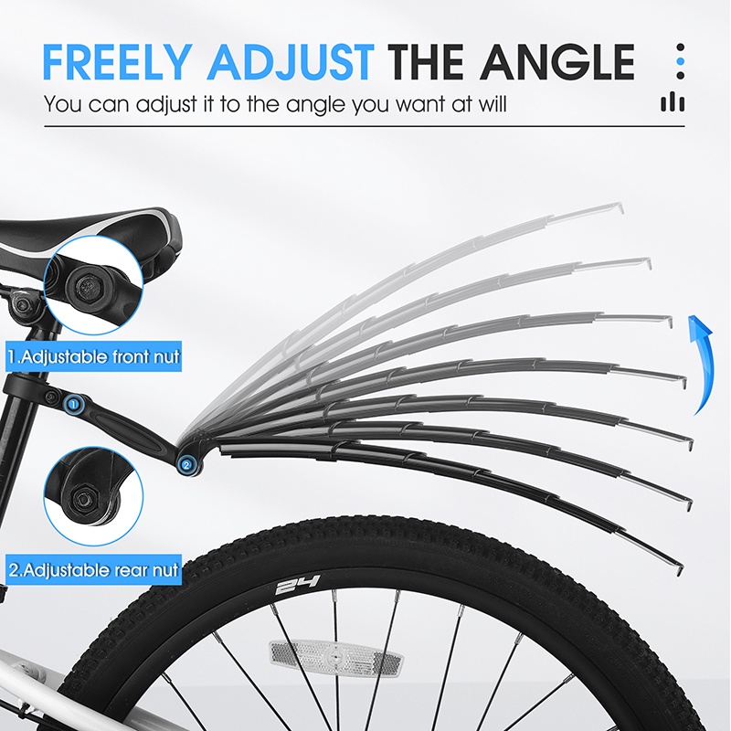 Dải chắn bùn phía trước/ phía sau WEST BIKING tiện lợi dành cho xe đạp leo núi xe đạp gấp