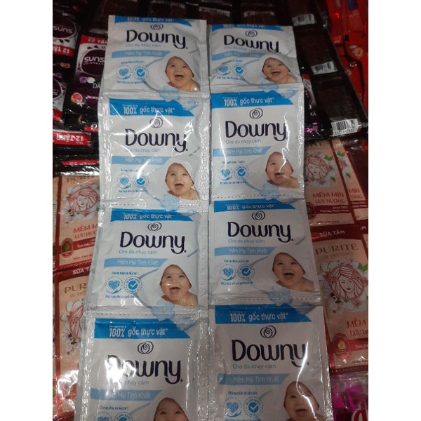 Nước Xả Downy Prenium Lưu Hương Hương Nước Hoa Thơm Lâu Đủ Màu Dây 10 Gói