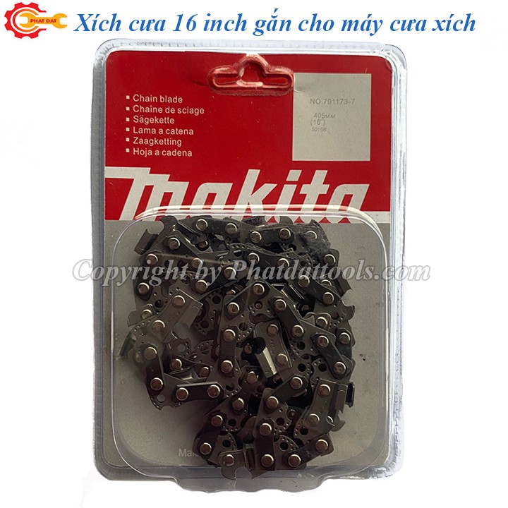 Xích Cưa MKT Lắp Cho Máy Cưa Xích Xăng, Điện Có Chiều Dài Lam 405mm