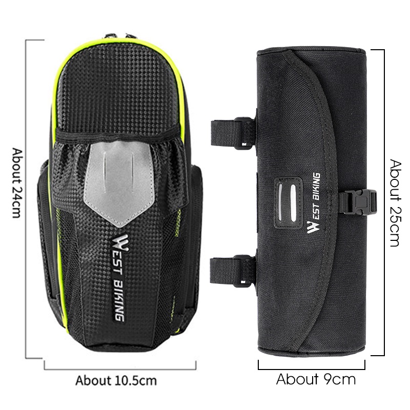 Túi đựng đồ WEST BIKING gắn pô tăng xe đạp leo núi chống thấm nước tiện dụng