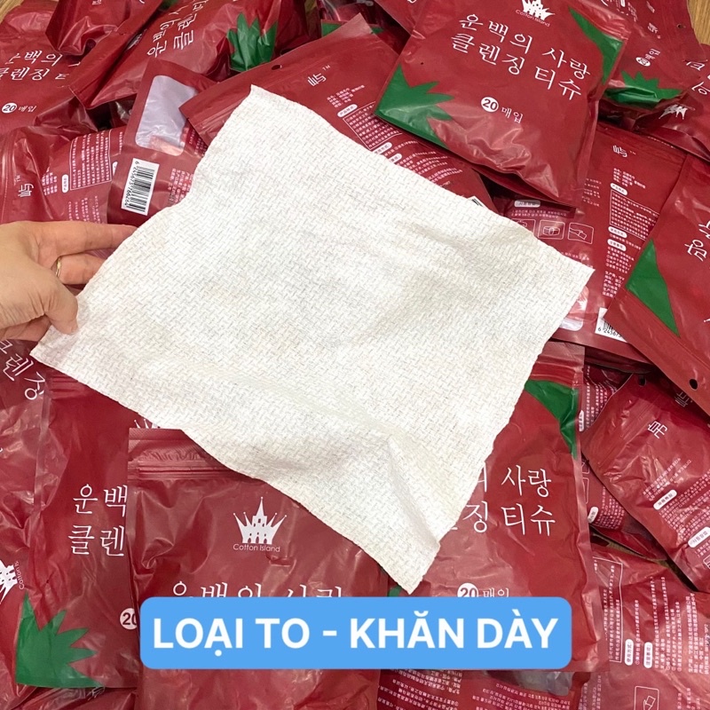 Khăn Nén Vuông Xuất Hàn Quốc Loại Dày Cao Cấp Đi Du Lịch, Công Tác Tiện Dụng
