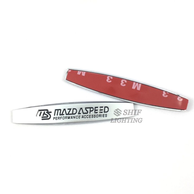 Bộ 2 logo hợp kim dán trang trí xe hơi