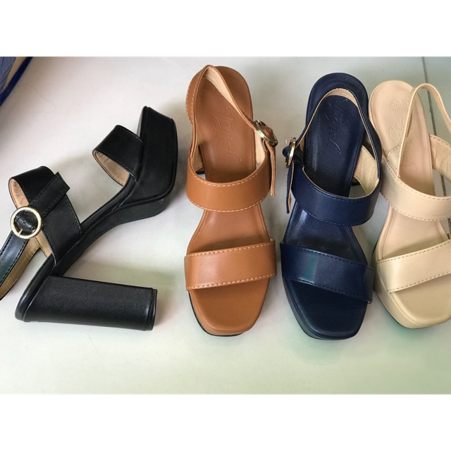 Sandal cao 12cm đúp trước 5cm
