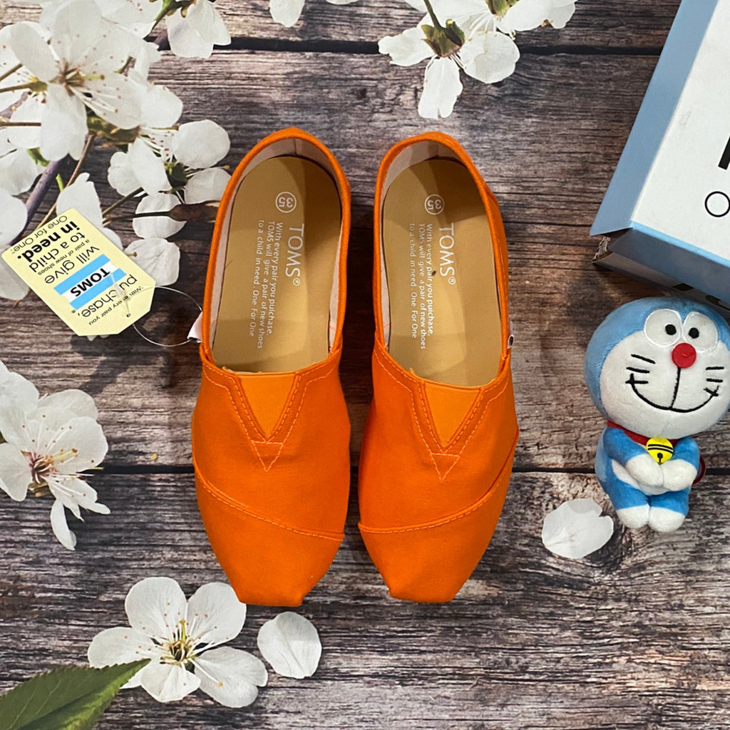 Giày toms cam,ORANGE