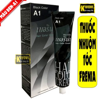 Thuốc Nhuộm Tóc Màu Đen Thái Lan A1 - Kem Nhuộm Tóc Phủ Bạc + Thuốc Trợ Nhuộm Tóc FRENIA