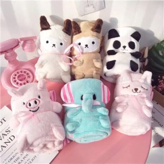 Chăn cuộn hình thú ngộ nghĩnh 75*95