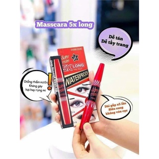 CHÍNH HÃNG THÁI -Mascara 2 đầu nối mi Sivanna Super Model 5X Long