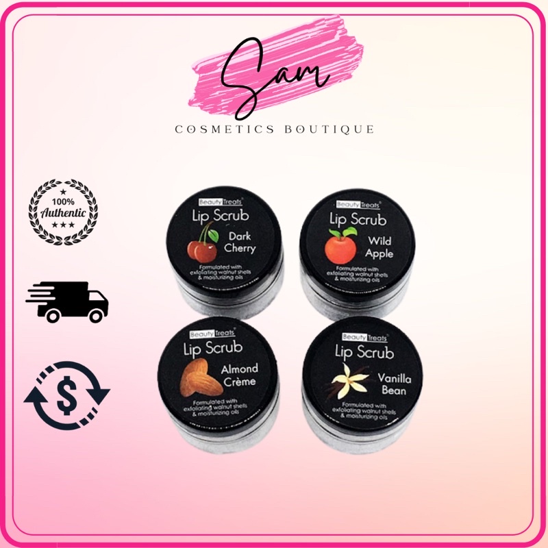 Tẩy da chết môi Beauty Treats Lip Scrub Chính Hãng