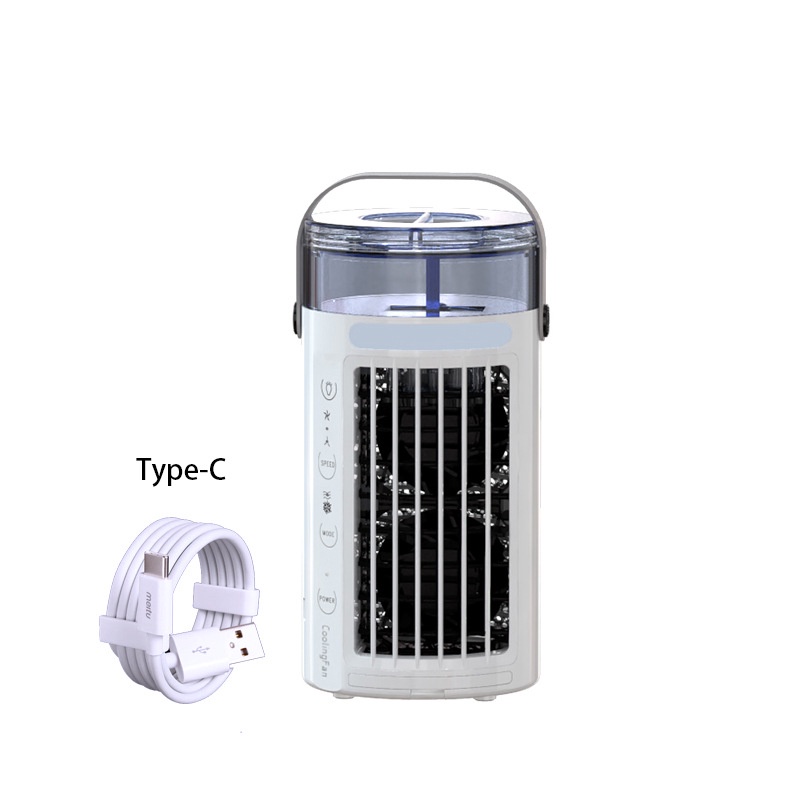 'Chuyên Sỉ''Máy làm mát không khí để bàn𝑭𝑹𝑬𝑬𝑺𝑯𝑰𝑷Máy tạo ẩm Phun Sương Quạt làm mát Máy điều hòa không khí Quạt Cắm USB