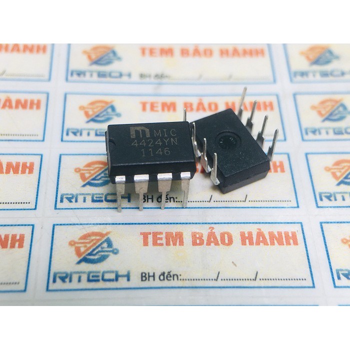 Combo 5 chiếc MIC4424YN 4424 Mosfet DIP-8 Chính Hãng