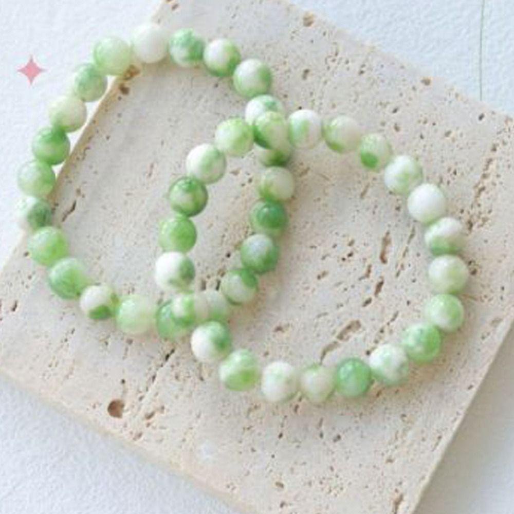 Vòng Tay Dây Co Giãn Đính Hạt Màu Kẹo Ngọt Thiết Kế Thời Trang Dễ Thương Cho Nữ