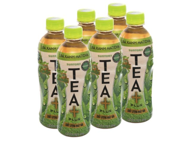 Lốc 6 chai TRÀ XANH MATCHA TEA+ PLUS CHAI 350ML