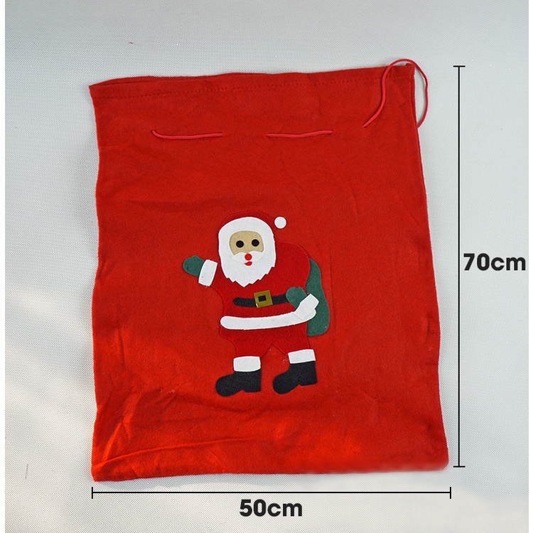 Bộ quần áo ông già noel cho nam người lớn loại vải nỉ