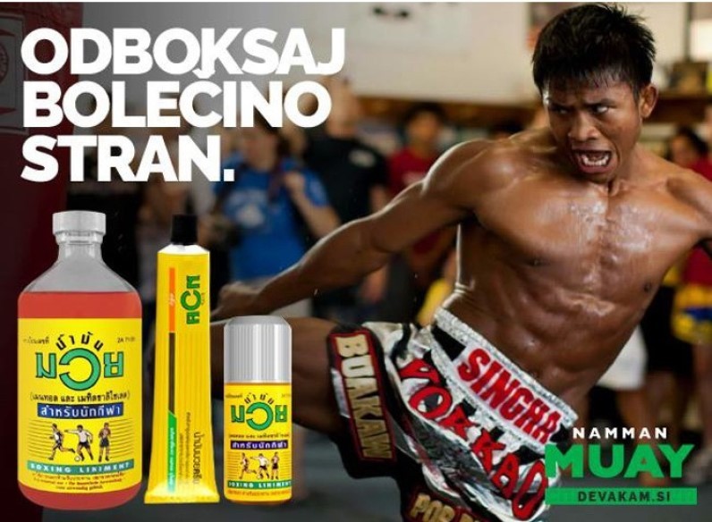 [massage] Dầu xoa bóp Namman Muay Boxing Liniment Thái Lan