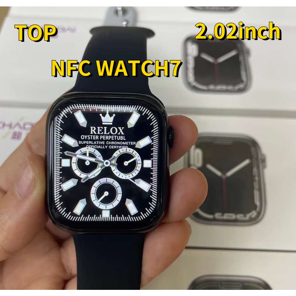 Đồng Hồ Thông Minh 2022 Top 2.02 Inch dt7 Series IP68 Chống Nước IP68 420 * 490 NFC CPU SOS PK dt7 max Và Phụ Kiện