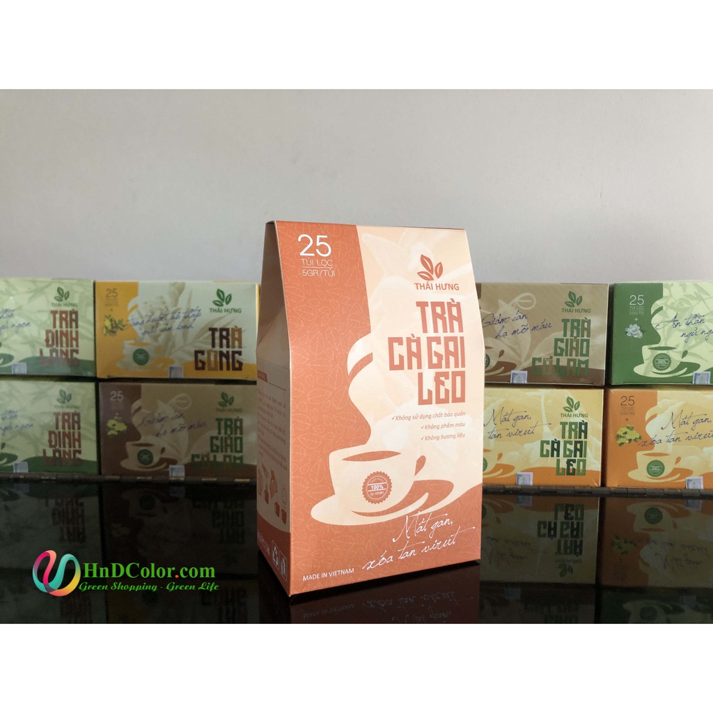 [CHÍNH HÃNG] Trà Cà Gai Leo Thái Hưng (trà thảo dược, 100% tự nhiên, dạng túi) - mát gan xóa tan virut, giải rượu bia | BigBuy360 - bigbuy360.vn