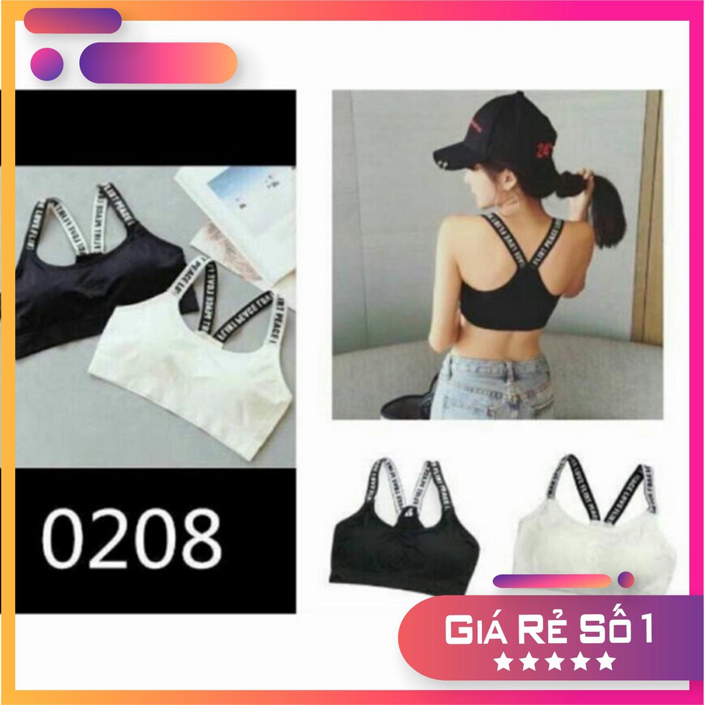 Áo bra tập gym/yoga dây chữ MS032 BC_CHIC LINGERIE