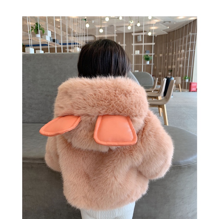 Áo khoác dày dặn giữ ấm thời trang thu đông xinh xắn dành cho bé gái 2021