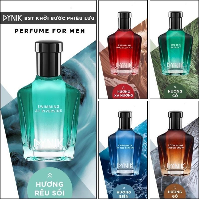 (5 MÙI) Nước hoa Nam cao cấp Dynik 50ml