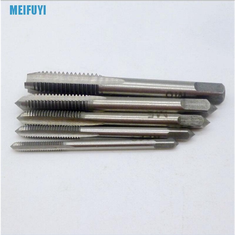 Set 5 mũi khoan thẳng cầm tay 3mm-8mm M3 M4 M5 M6 M8