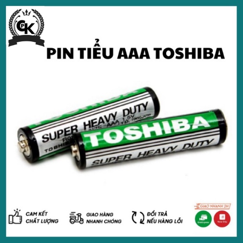 Pin AAA TOSHIBA chính hãng, pin tiểu nhỏ dùng cho điều khiển, thiết bị gia định