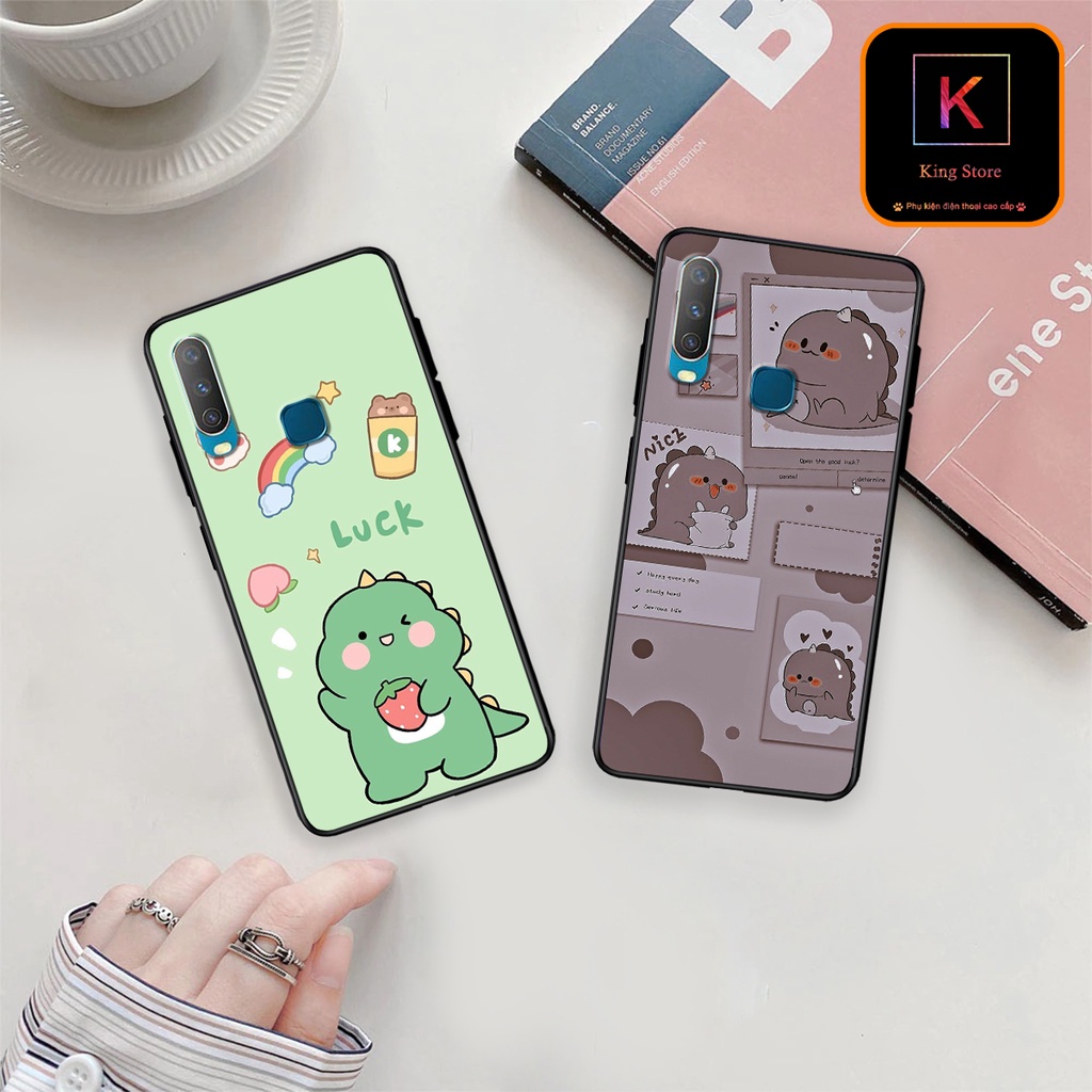 Ốp lưng Vivo Y12 - Y15 - Y17 - U10 - Ốp in hình khủng long,dinosaur dễ thương