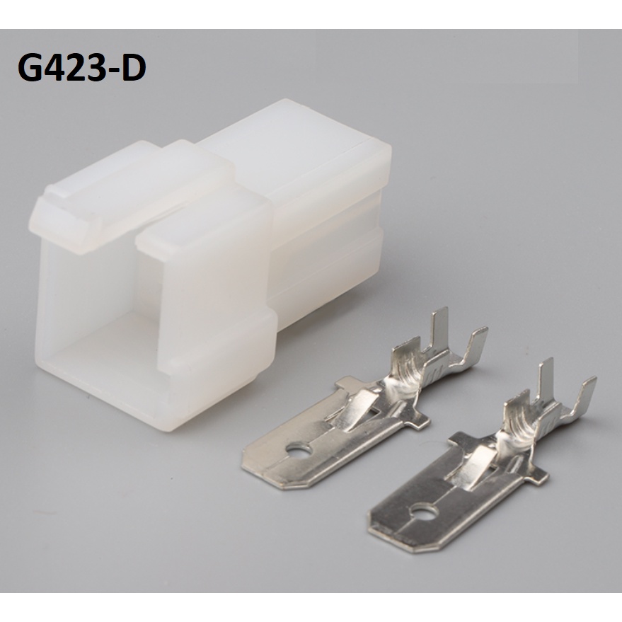 G423-Giắc cắm trên ô tô dòng điện cao 7.8mm 2 lỗ