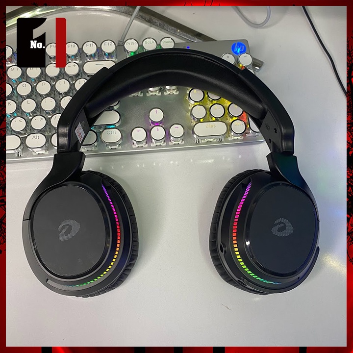 Tai Nghe Không Dây Chụp Tai Có Mic LED RGB DareU A710 Wireless Headphone Máy Tính Laptop Pc