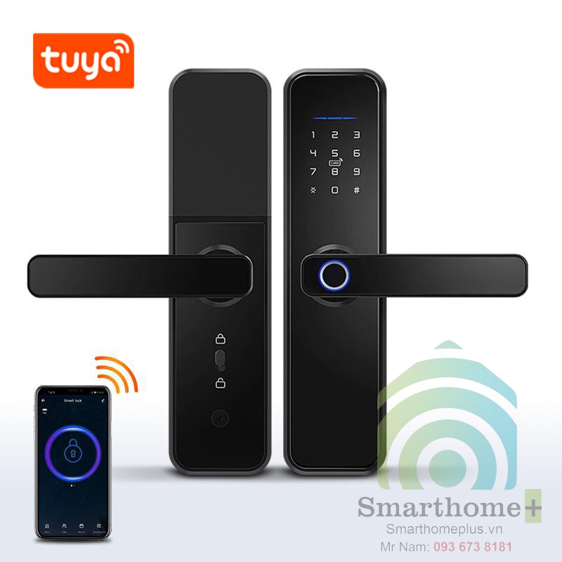 Khóa Cửa Wifi Thông Minh Điều Khiển Qua App Tuya SHP-DL7DC (Tiếng Việt)