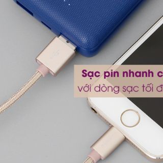 Cáp Lightning MFI 2 m Mbest DS287-WB Gold