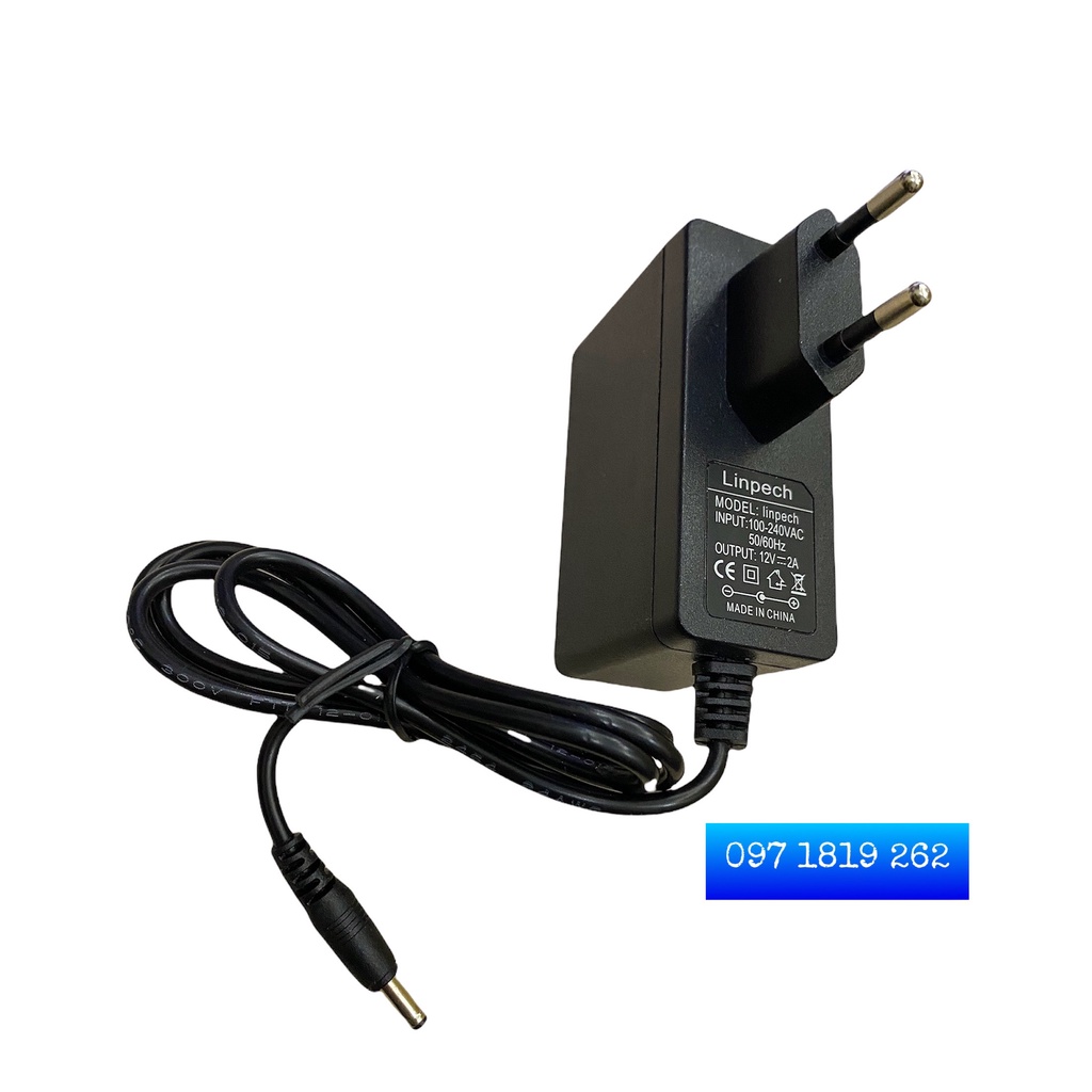 [Mã ELHACE giảm 4% đơn 300K] Nguồn 12v2a 3.5, adapter 12v-2a chân kim cho loa kéo mini, Androibox