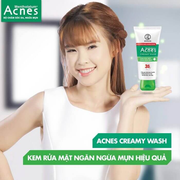 Kem Rửa Mặt Ngăn Ngừa Mụn Acnes Creamy Wash 100g