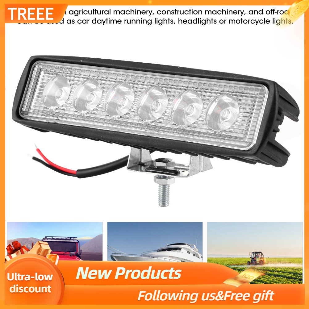 [Seller Recommend]Đèn Led Chống Sương Mù Treee 18w 800lm 6 Bóng Cho Xe Mô Tô Xe Tải