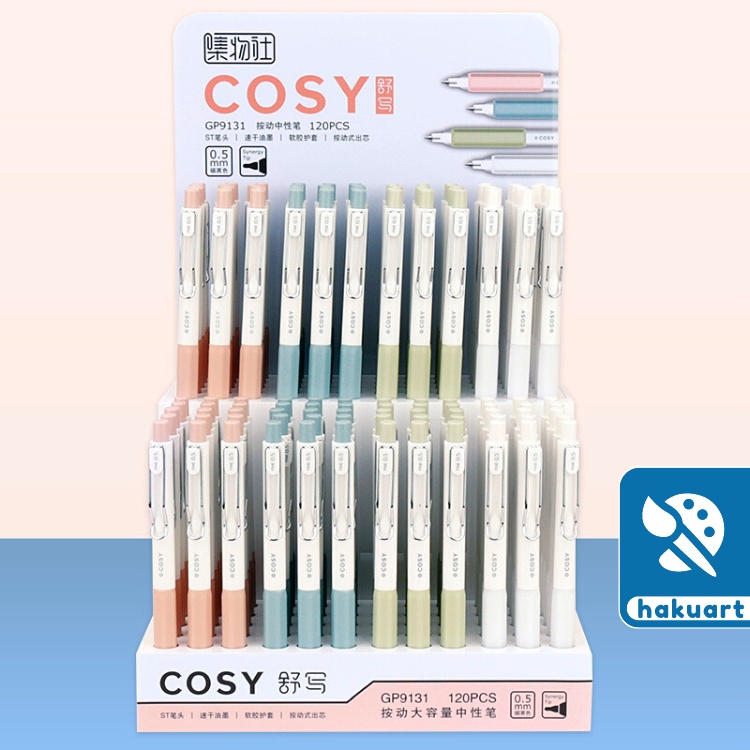 Bút Gel COSY GP9131 Mực Đen Họa Tiết Nhật Bản - Văn Phòng Phẩm Haku
