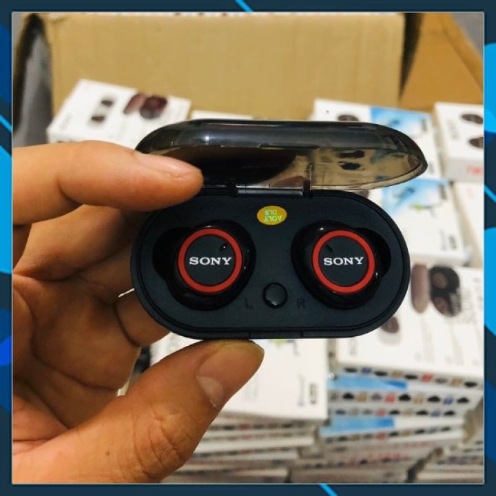 [SIÊU BASS] Tai Nghe Bluetooth Đen Sony sport TWS-D76 Rất ấm Bass-treble rõ ràng Nghe Không Hay Hoàn Tiền 100%